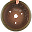 Maceta para bonsái redonda sin esmaltar de Itouen - 230 x 230 x 65 mm