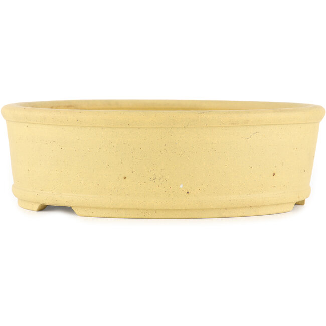 Maceta para bonsái redonda sin esmaltar de Itouen - 240 x 240 x 75 mm