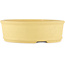 Round unglazed bonsai pot by Itouen - 240 x 240 x 75 mm