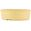 Round unglazed bonsai pot by Itouen - 240 x 240 x 75 mm