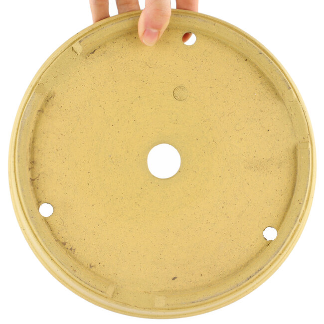 Pot à bonsaï rond non émaillé par Itouen - 240 x 240 x 75 mm