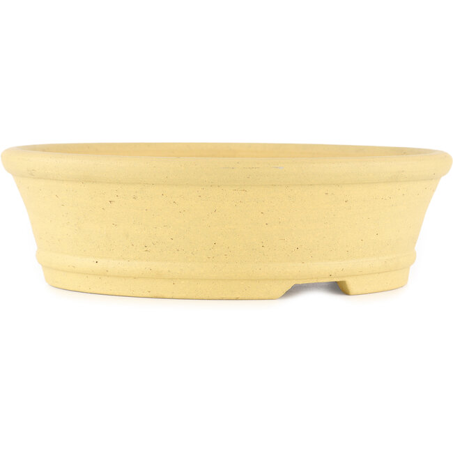 Maceta para bonsái redonda sin esmaltar de Itouen - 275 x 275 x 80 mm