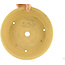 Pot à bonsaï rond non émaillé par Itouen - 275 x 275 x 80 mm