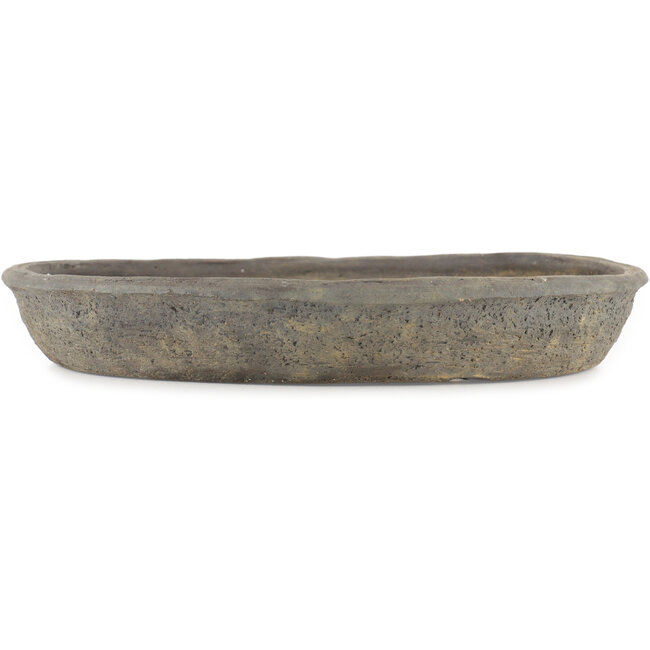 Vaso bonsai rotondo non smaltato di Tokoname - 325 x 325 x 50 mm