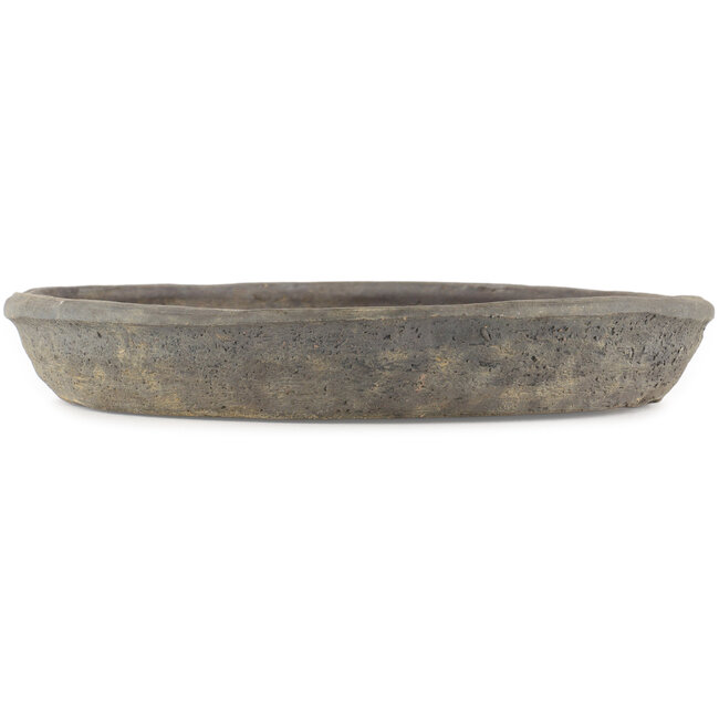 Vaso bonsai rotondo non smaltato di Tokoname - 325 x 325 x 50 mm