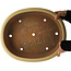 Pot à bonsaï ovale blanc cassé de Reiho - 440 x 360 x 100 mm