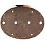 Pot à bonsaï ovale blanc cassé de Yamaaki - 450 x 335 x 75 mm