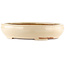 Oval off-white bonsai pot by Hattori - 450 x 360 x 95 mm