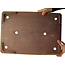 Pot à bonsaï rectangulaire jaune de Reiho - 480 x 335 x 100 mm
