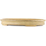 Oval beige  bonsai pot by Reiho - 525 x 370 x 60 mm