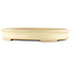 Oval beige  bonsai pot by Yamafusa - 410 x 315 x 60 mm