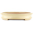 Oval beige  bonsai pot by Yamafusa - 410 x 315 x 60 mm