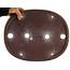 Maceta ovalada para bonsái de color blanco de Yamaaki - 365 x 285 x 70 mm