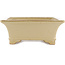 Rechthoekige beige bonsai pot van Reiho - 375 x 280 x 105 mm