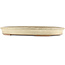 Oval beige  bonsai pot by Hekisui - 470 x 340 x 50 mm