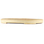 Maceta ovalada beige para bonsái de Yamafusa - 465 x 325 x 35 mm
