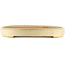 Maceta ovalada beige para bonsái de Yamafusa - 465 x 325 x 35 mm