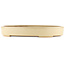 Maceta ovalada beige para bonsái de Reiho - 345 x 255 x 50 mm
