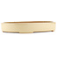 Maceta ovalada beige para bonsái de Reiho - 345 x 255 x 50 mm