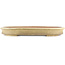 Oval beige  bonsai pot by Reiho - 500 x 360 x 55 mm