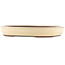 Oval white bonsai pot by Yamaaki - 370 x 290 x 55 mm