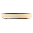 Pot à bonsaï ovale blanc de Yamaaki - 370 x 290 x 55 mm