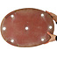 Pot à bonsaï ovale jaune de Kakuzan - 555 x 405 x 55 mm