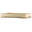 Pot à bonsaï rectangulaire beige de Reiho - 465 x 315 x 60 mm