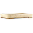 Maceta rectangular beige para bonsái de Reiho - 465 x 315 x 60 mm