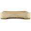 Pot à bonsaï rectangulaire beige de Reiho - 465 x 315 x 60 mm