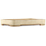 Maceta rectangular beige para bonsái de Reiho - 465 x 315 x 60 mm