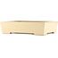 Pot à bonsaï rectangulaire beige de Reiho - 345 x 245 x 80 mm