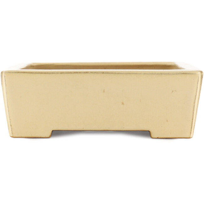 Vaso bonsai rettangolare beige di Reiho - 345 x 245 x 80 mm