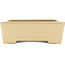 Pot à bonsaï rectangulaire beige de Reiho - 345 x 245 x 80 mm