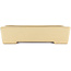 Maceta rectangular beige para bonsái de Reiho - 345 x 245 x 80 mm