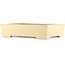 Pot à bonsaï rectangulaire beige de Reiho - 345 x 245 x 80 mm
