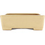 Maceta rectangular beige para bonsái de Reiho - 345 x 245 x 80 mm
