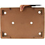 Pot à bonsaï rectangulaire beige de Reiho - 345 x 245 x 80 mm