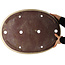 Pot à bonsaï ovale blanc cassé de Yamaaki - 555 x 405 x 50 mm