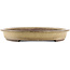 Oval beige  bonsai pot by Yamaaki - 535 x 365 x 50 mm