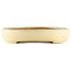 Oval beige  bonsai pot by Yamafusa - 460 x 320 x 55 mm