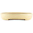 Oval beige  bonsai pot by Yamafusa - 460 x 320 x 55 mm