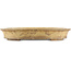 Ovale beige bonsai pot van Reiho - 385 x 290 x 60 mm