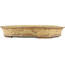 Ovale beige bonsai pot van Reiho - 385 x 290 x 60 mm