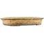 Vaso bonsai ovale beige di Reiho - 385 x 290 x 60 mm