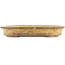 Ovale beige bonsai pot van Reiho - 385 x 290 x 60 mm