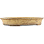 Vaso bonsai ovale beige di Reiho - 385 x 290 x 60 mm