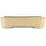 Vaso bonsai rettangolare beige di Reiho - 410 x 310 x 90 mm