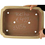 Pot à bonsaï rectangulaire beige de Reiho - 410 x 310 x 90 mm