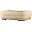 Pot à bonsaï rectangulaire blanc de Yamaaki - 380 x 310 x 110 mm